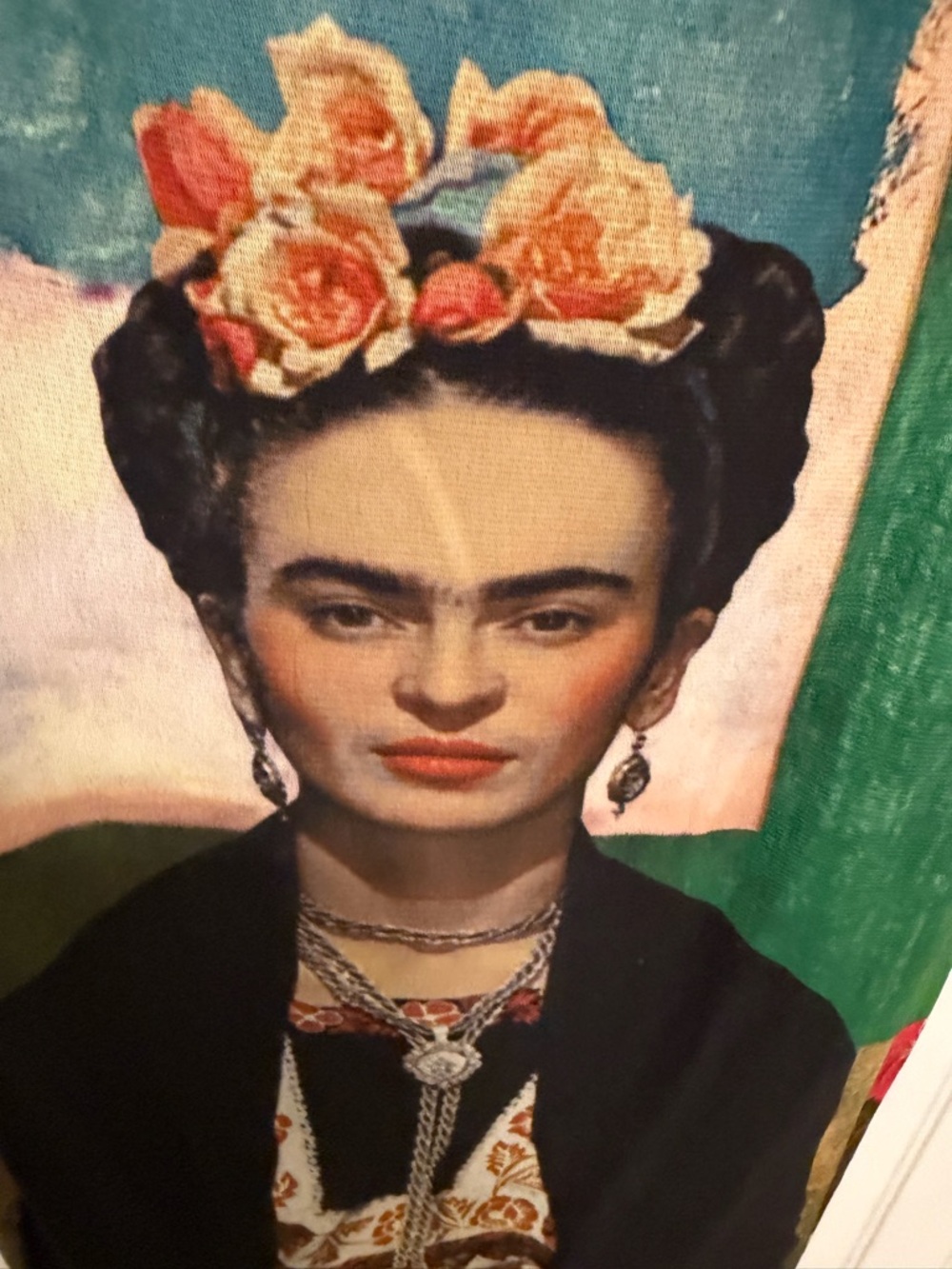 Petit Pois Viviana G Frida Portrait Shift Dress S - Picture 3 of 5